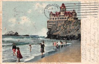 C22 - 3903,  The Clifton House And Seal Rocks,  San Francisco,  Ca. ,