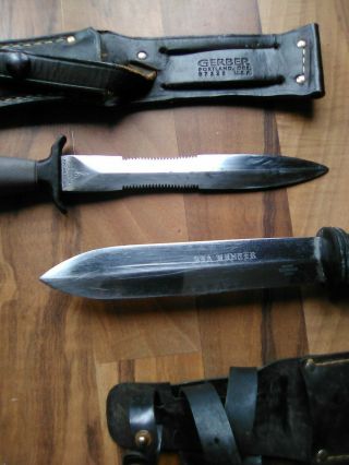 Gerber,  Portland,  Or,  Usa.  Mark 2 Survival Combat Military Plus Sea Hungry Knife