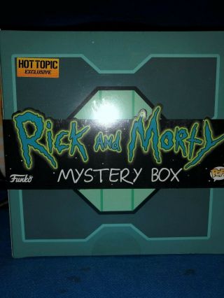 Funko Pop Rick And Morty Mystery Box Hot Topic Exclusive