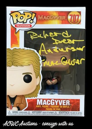 Funko Pop - Television - Macguyver - Signed By Richard Dean Anderson - Jsa