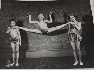 My Brother Has It Also Vintage Circus Family Photo 8x10 These Are Circa 50 