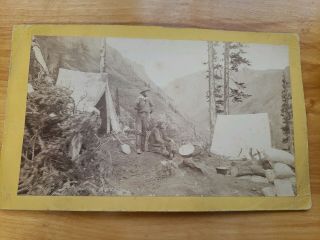 Camp Of The North Star Mine,  Cunningham Gulch Colorado Real Photo Pc