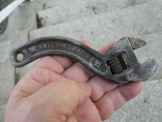Vintage Buffum Tool Co 6 " S Adjustable Wrench Made In Louisiana,  Missouri Usa