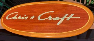 Handcrafted Chris Craft Sign.  Nautical Decor For Your Man Cave/restaurant