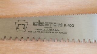 Old Stock DISSTON Saw K– 40G Pruning / All Purpose Double Edge U.  S.  A. 3