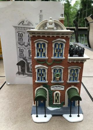Dept56 Heritage Village Christmas In The City Ivy Terrace Apartments 58874 1995