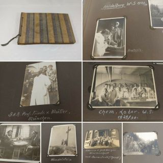Antique German Photo Album Circa 1920s / 30s Pre - War (ww2) Photographs Germany