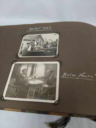 Antique German Photo Album Circa 1920s / 30s Pre - War (WW2) Photographs Germany 7