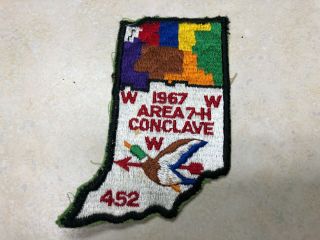1967 Oa Area 7 - H Conclave Patch