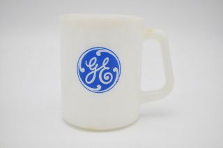 Vintage General Electric GE Coffee Mug Cup Federal Milk Glass Bicentennial 4