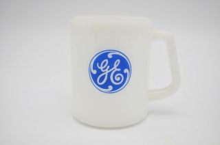 Vintage General Electric GE Coffee Mug Cup Federal Milk Glass Bicentennial 5