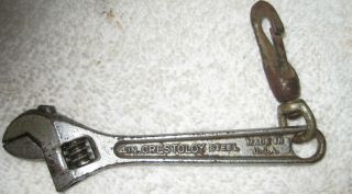 Vintage Crescent Tool Co. ,  Crestoloy 4  Adjustable Wrench,  Jamestown,  N.  Y.  Usa
