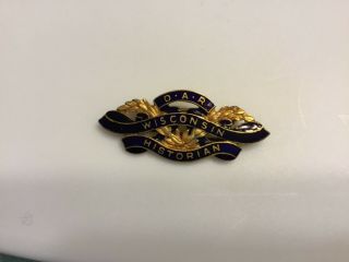 DAR Daughters of the American Revolution insignia pin 2