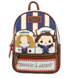 Sdcc 2019 Loungefly Stranger Things Scoops Ahoy Mini Backpack Exclusive In Hand