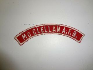 Boy Scout - Red & White " Mcclellan A.  F.  B.  " Strip