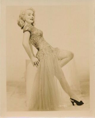 Marie Wilson 1950s 4 X 5 Leggy Glamour Photo