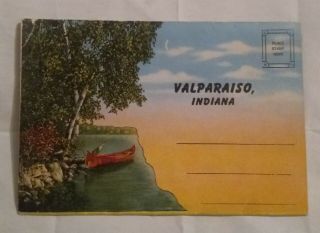 Valparaiso,  Indiana Fold - Out Post Card