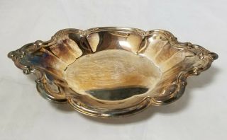 Silverplated Candy Dish: Vintage Wakefield,  Nuts Relish Tray,  Silver Plated 548