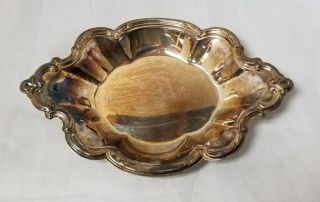 Silverplated Candy Dish: Vintage Wakefield,  Nuts Relish Tray,  Silver Plated 548 2