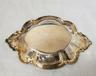 Silverplated Candy Dish: Vintage Wakefield,  Nuts Relish Tray,  Silver Plated 548 3