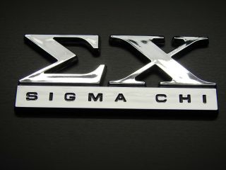 Sigma Chi Fraternity Car Emblem Sticker Logo Badge Decal