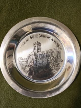 Uniter States Military Acadaemy Commemorative Sterling Silver Plate