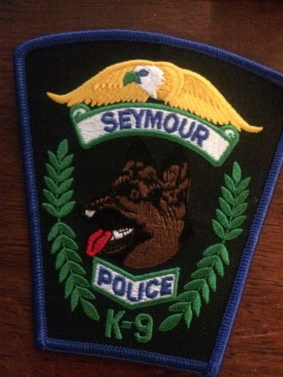 Indiana Police - Seymour K9 Police - In Police Patch L