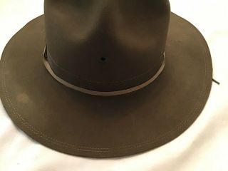 Vintage Boy Scout Campaign Hat 7 3/8