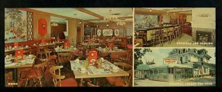 Oversized Postcard Pennsylvania Pa Stroudsburg Colonial Club Restaurant