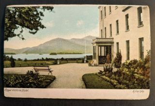 Vintage Royal Victoria Hotel Killarney Ireland Real Picture Postcard Cover