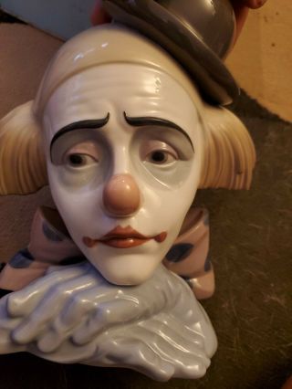 Lladro Clown Head 5130 w/ Box 3