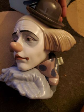 Lladro Clown Head 5130 w/ Box 4