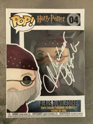 Michael Gambon Signed Funko Pop (albus Dumbledore,  Harry Potter) 04