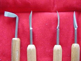 Group of Miscellaneous Wood Carving Tools All in Fine to 4