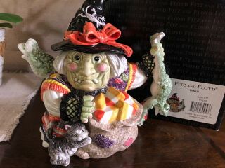 Fitz And Floyd Halloween Witch Teapot