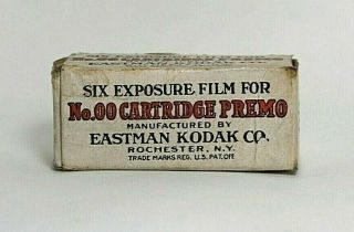 Antique Eastman Kodak May 1923 Small Rare Film Roll & Box,  6 Exposure Roll