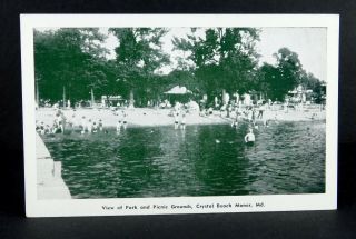 Crystal Beach Manor,  Md - View Of Park And Picnic Grounds
