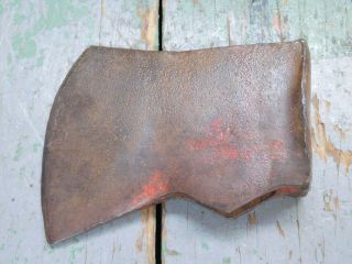 Vintage axe head possibly Woodslasher no handle just over 3 1/2 lbs 2