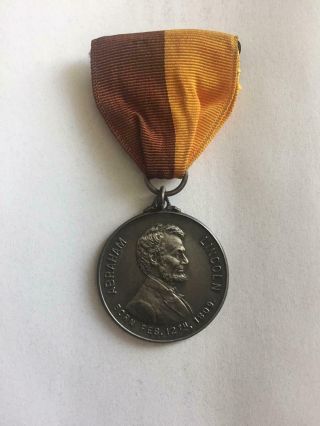 Vintage Boy Scout Kentucky Lincoln Trail Medal - Named - B.  Gross W/map