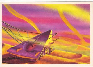 1965 Expedition To The Mars Space By Sokolov Old Russian Soviet Postcard