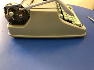 Hermes 3000 Portable Typewriter Seafoam Green Keys / Repair 4