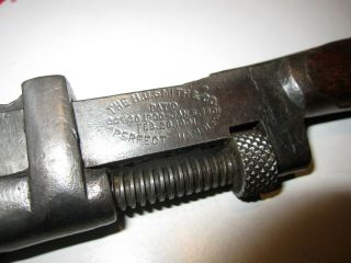 ANTIQUE H.  D.  SMITH CO.  PERFECT HANDLE MONKEY WRENCH GOOD COND.  6 5/8 