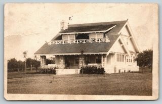 Kansas City Missouri Bungalow House How Does It Look On Paper? 1911 Rppc