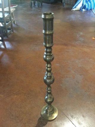 Tall Brass Candle Stand Holder Sanctuary Floor Style 39” Ht.