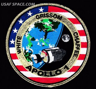 Apollo - 1 - 50th Anniversary - Commemorative 1 - Tim Gagnon 5 " Space Patch