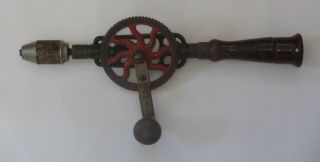 Antique/collectible Millers Falls No 2 Hand " Egg Beater " Style Hand Drill No Bits