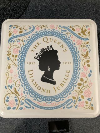 Queen Elizabeth Diamond Jubilee Commemorative Tin 1952 - 2012