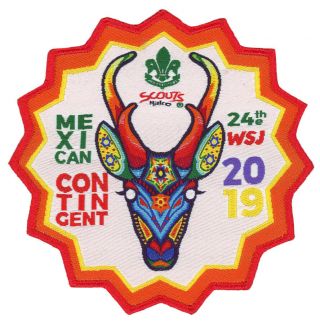 24th World Scout Jamboree 2019 Mexico Mexican Contingent Uniform Patch Badge Wsj