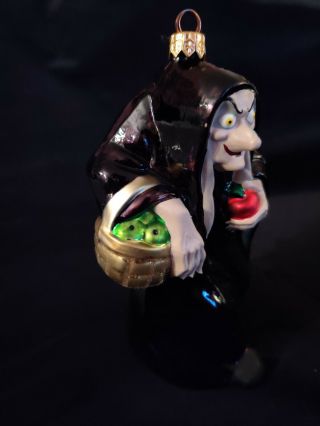 Christopher Radko The Hag Snow White & Seven Dwarfs Glass Christmas Ornament
