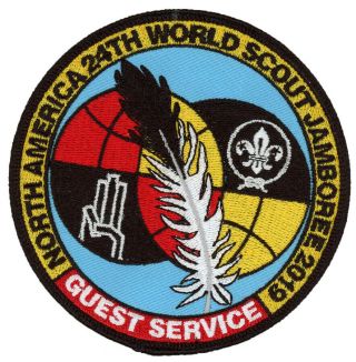 24th World Scout Jamboree 2019 Guest Service Uniform Patch Badge Wsj Usa Bsa Sbr
